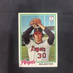 1978 Topps Baseball Card # 400 Nolan Ryan (HOF) - California Angels (EX) - Image 1