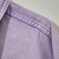 Disney Princess Tiana and the Frog Denim Jacket XXL Purple Spirit Jersey New - Image 5