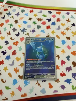 Nintendo Pokemon TCG Blastoise ex 200/165 SV 151 Full Art Holo Ultra Rare - Image 2