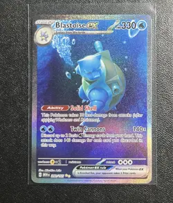 The Pokemon Company Blastoise ex 200/165 SV 151 Ultra Rare Full Art Holo - Image 3