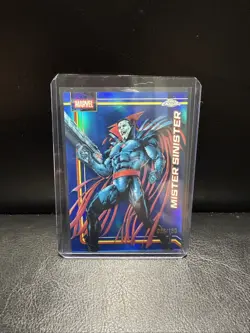 2026 Topps Chrome Marvel Comics #80 Mister Sinister /150 Blue Color Match - Image 1