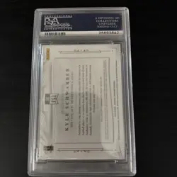2015 Panini National Treasures Kyle Schwarber #48/99 Autograph Rookie PSA NM - Image 2