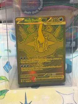 Mega Darkrai EX 120/084 Hyper Rare Gold Full Art Pokemon TCG English Pitch Black - Image 4