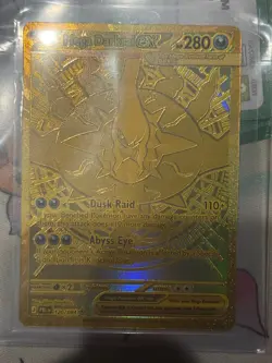 Mega Darkrai EX 120/084 Hyper Rare Gold Full Art Pokemon TCG English Pitch Black - Image 5