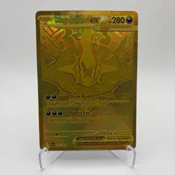 Mega Darkrai EX 120/084 Hyper Rare Gold Full Art Pokemon TCG English Pitch Black - Image 1