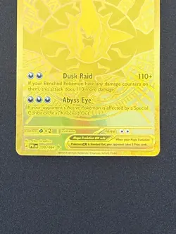 [[GOLD]] Mega Darkrai EX 120/084 Hyper Rare Full Art Pokemon Pitch Black English - Image 3