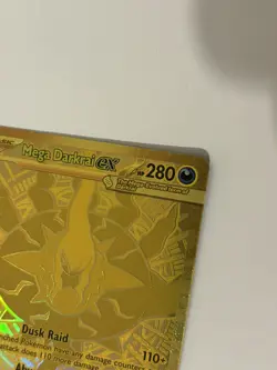 Mega Darkrai EX 120/084 Pitch Black Holo Ultra Rare EX 280 HP English - Image 4