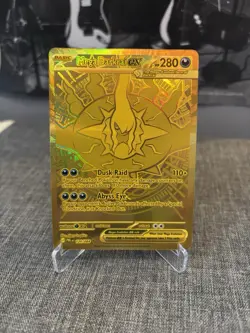 Pokemon TCG Mega Darkrai EX Gold Card 120/084 Pitch Black English - Image 1