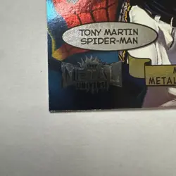 SkyBox Marvel Metal Universe Tony Martin Chargers #20 Football Card - Image 5