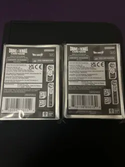 Dragon Ball Super Card Game Bandai Fest Exclusive Goku Bulma Sleeves Sealed - Image 2