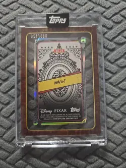 Wall-E Topps Disney Mint 2025 Playing Card 8 Of Hearts /125 - Image 2