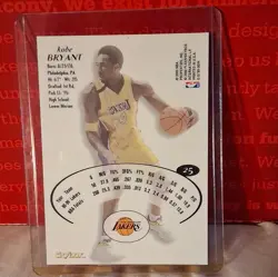 Fleer/SkyBox 2000 E-X Kobe Bryant Los Angeles Lakers #25 Holofoil Card - Image 2