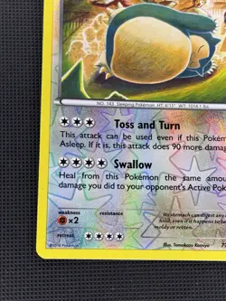 Pokemon TCG Snorlax 77/124 LP Reverse Holo Rare XY Fates Collide - Image 5