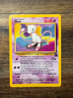 Mew 8 BLACK STAR PROMO Pokemon TCG WOTC Vintage MINT/NM - Image 1