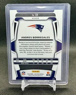 2025 Panini Certified Andres Borregales #126 Teal Mirror Rookie Card RC /75 - Image 2