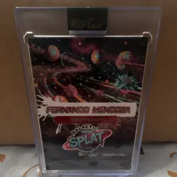 Wild Card Fernando Mendoza Galactic Splat SMABPND2-FM1 1/1 - Image 2