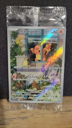Pokemon TCG Obsidian Flames Charmander 044 Black Star Promo, Sealed - Image 3