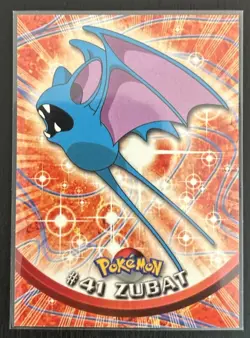 Zubat #41 Black Logo Topps 1999 Pokemon Card TV Animation Edition Series 1 - Image 1