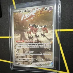 Pokemon TCG Mr. Mime Illustration Rare Holo SV 151 179/165 English (2023) - Image 1
