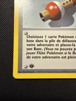 Pokemon Card French - 1st Edition Pokemon Flute Base Set 86/102 - Image 5