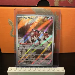 Pokemon TCG Mr. Mime 179/165 SV 151 Holo Illustration Rare 90 HP EN Okacheke RAW - Image 1