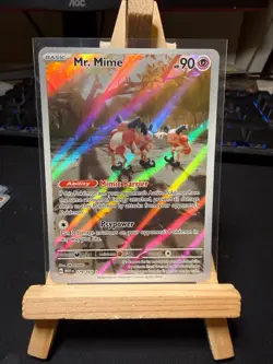 Pokemon TCG Mr. Mime 179/165 - Illustration Rare - Scarlet & Violet 151 - NM - Image 1