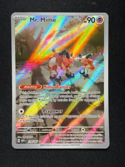 Pokemon TCG Mr. Mime 179/165 - Illustration Rare - Scarlet & Violet 151 - NM - Image 2