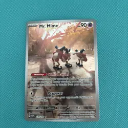 Pokemon TCG: Mr. Mime 179/165 Scarlet & Violet 151 Illustration Rare - Image 1