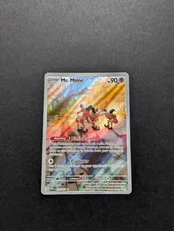 Pokemon Mr Mime 179/165 Scarlet Violet 151 TCG Card Illustration English NM - Image 1