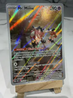 Mr. Mime 179/165 Scarlet & Violet 151 Illustration Rare Pokemon card TCG - Image 2