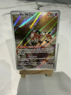 Mr. Mime 179/165 Scarlet & Violet 151 Illustration Rare Pokemon card TCG - Image 3