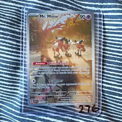 Pokemon TCG Mr. Mime 179/165 SV Scarlet & Violet 151 IR Full Art Holo ENG - Image 1