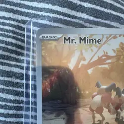 Pokemon TCG Mr. Mime 179/165 SV Scarlet & Violet 151 IR Full Art Holo ENG - Image 2