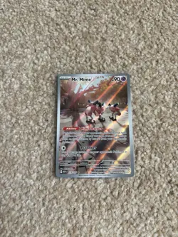Pokemon TCG Mr. Mime Scarlet & Violet-151 179/165 Holo Illustration Rare - Image 1