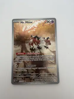 Pokemon TCG Mr. Mime 179/165 SV Scarlet & Violet 151 IR Holo English 90HP - Image 1