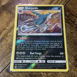 Pokemon TCG SM Unbroken Bonds 111/214 Sharpedo Reverse Holo Rare Card NM/M - Image 1