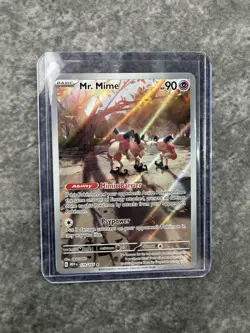 Pokemon TCG Mr. Mime 179/165 Scarlet & Violet 151 Illustration Rare Holo MINT - Image 1