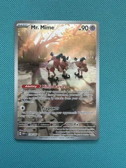 Pokemon TCG Mr Mime 179/165 SV 151 English Illustration Rare NM - Image 1