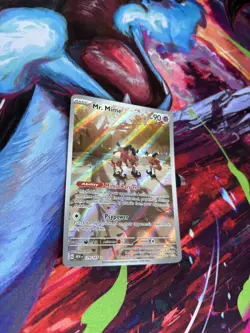 Pokemon TCG Mr. Mime 179/165 Illustration Rare Scarlet Violet 151 - Image 2