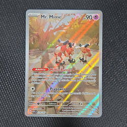 Pokemon TCG Mr. Mime 179/165 SV Scarlet & Violet 151 IR Full Art Holo English - Image 1