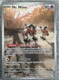 Pokemon TCG Mr. Mime 179/165 Scarlet Violet-151 - Image 1