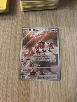 Pokemon TCG Mr. Mime Scarlet Violet-151 Illustration Rare 179/165 - Image 1