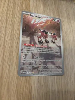 Pokemon TCG Mr. Mime Scarlet Violet-151 Illustration Rare 179/165 - Image 2