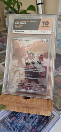 ACE 10 Mr Mime 179/165 2023 Pokemon Card 151 Art Rare Japanese TCG - Image 3