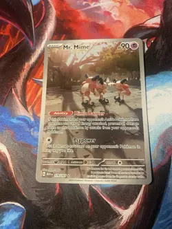 Mr Mime 179/165 Scarlet and Violet 151 IR Pokemon TCG LP/MP - Image 1