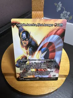 Captain America, First Avenger (Borderless) Marvel Universe Eternal-Legal... - Image 1