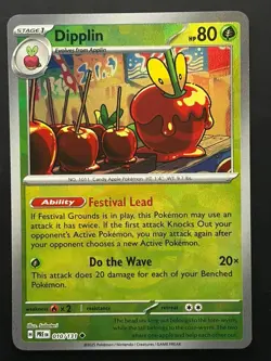 Dipplin (Master Ball Pattern) 010/131 Holo Prismatic Evolutions Pokemon NM - Image 1
