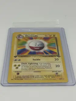 Pokemon Card - Electrode Jungle 18/64 Rare 1st Edition Misprint Error - Image 5