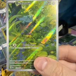 Bulbasaur 166/165 Pokemon SV: 151 Illustration Rare NM - Image 1