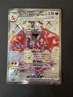 Pokemon Charizard EX SVP Holo Black Star Scarlet Violet Promo Card 074 NM - Image 1
